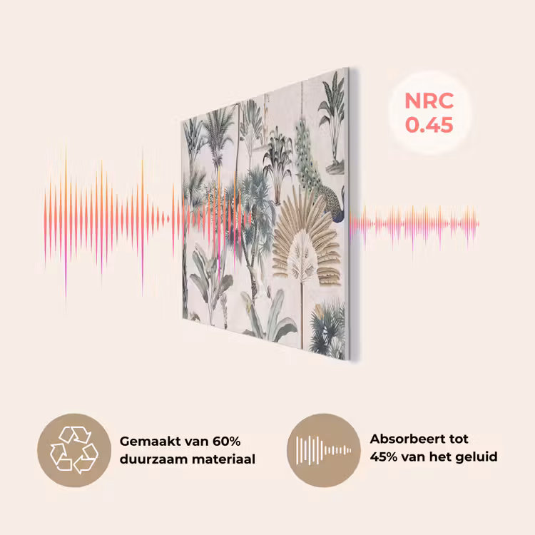 Retro - Jungle - Natuur - Dieren PET vilt middel -USP_NL