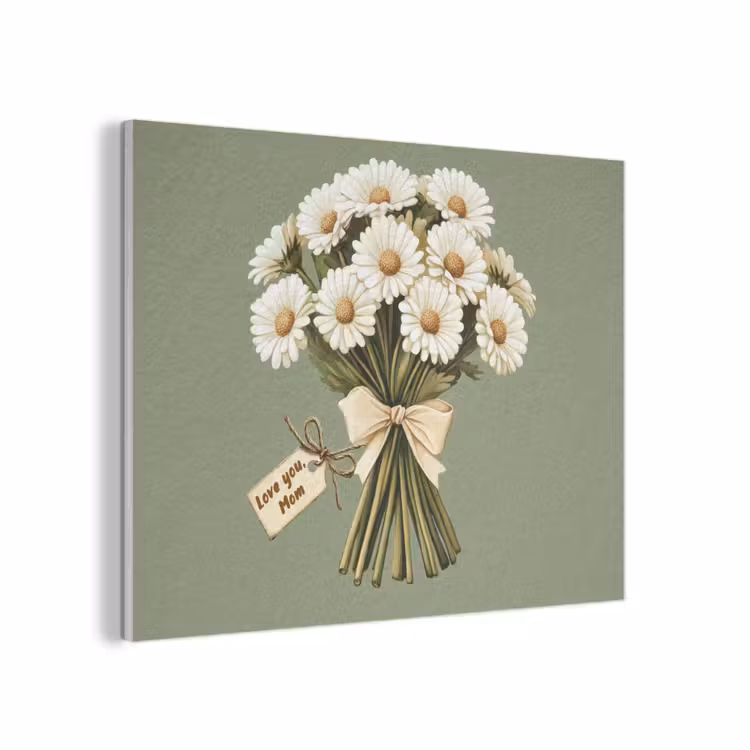 Lint - Boeket - Groen - Quote PET vilt klein -3d