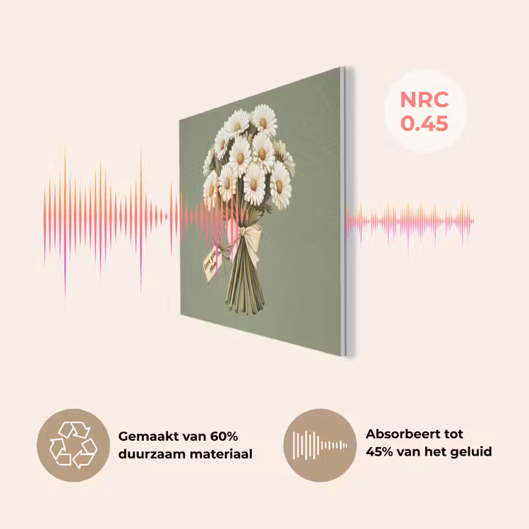 Lint - Boeket - Groen - Quote PET vilt klein -USP_NL