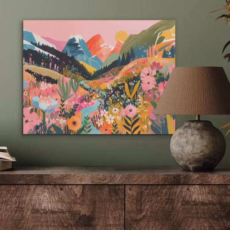 Rivier - Diepte - Bloemen PET vilt klein -sfeer2