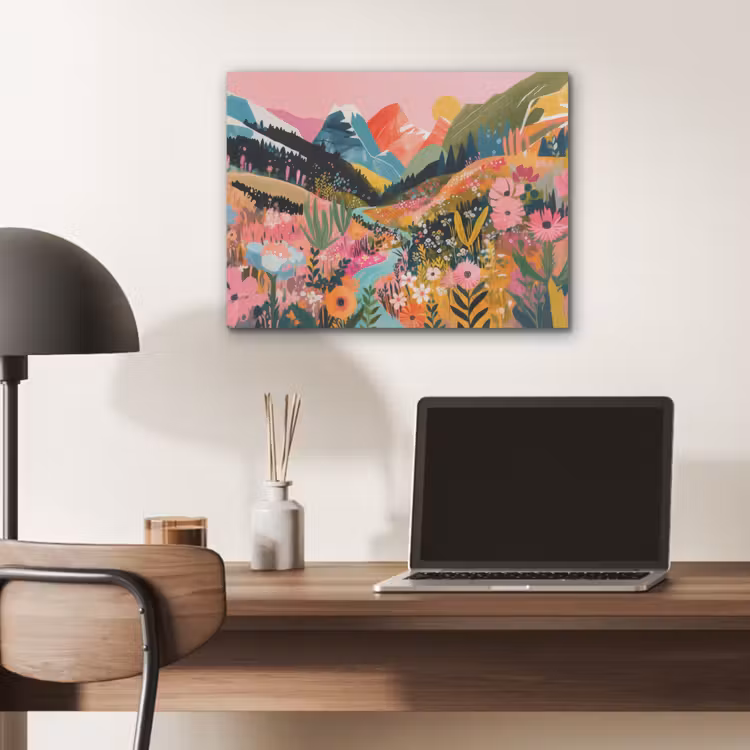 Rivier - Diepte - Bloemen PET vilt klein -sfeer5