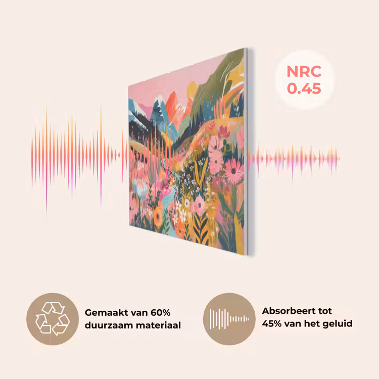 Rivier - Diepte - Bloemen PET vilt klein -USP_NL