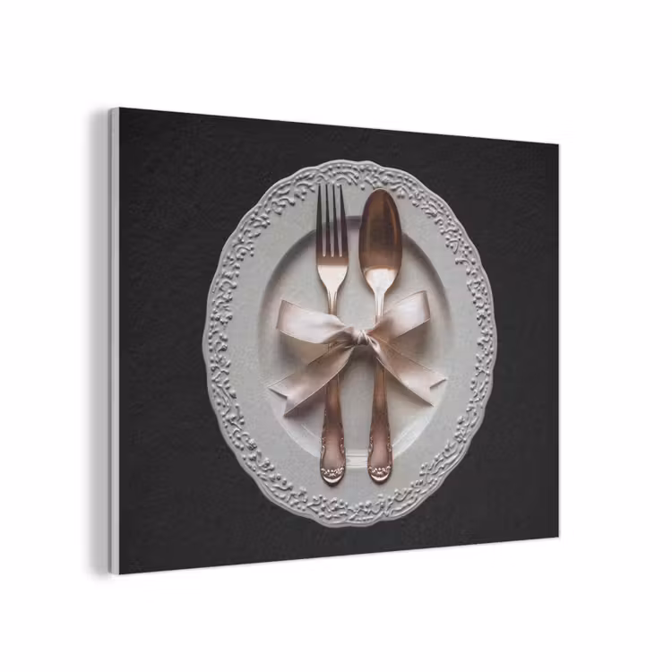 Rose - Strik - Bestek PET vilt klein -3d