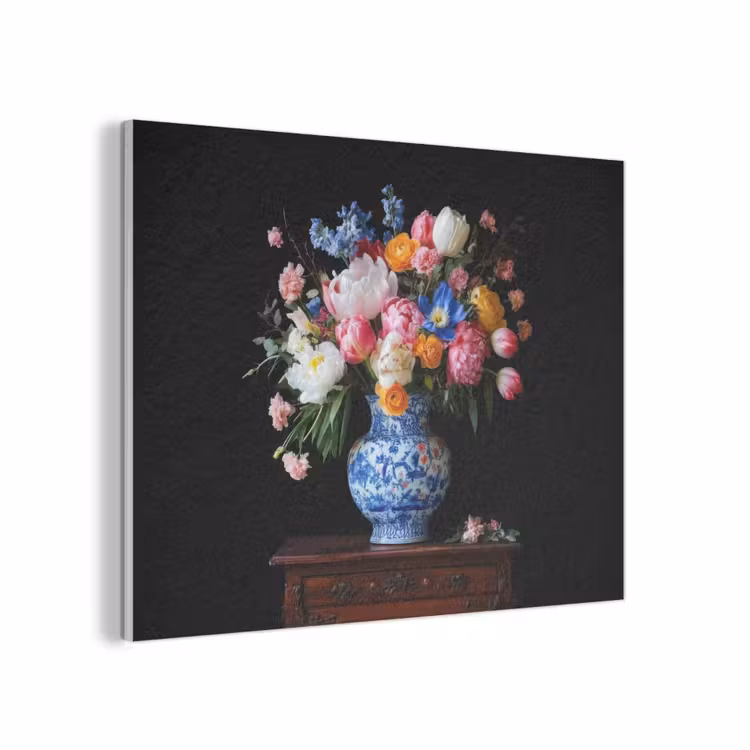 Rozen - Bloemen - Vaas - Boeket PET vilt klein -3d