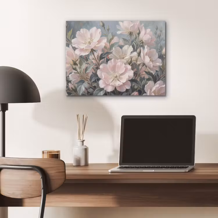 Rozen - Illustratie - Roze PET vilt klein -sfeer5
