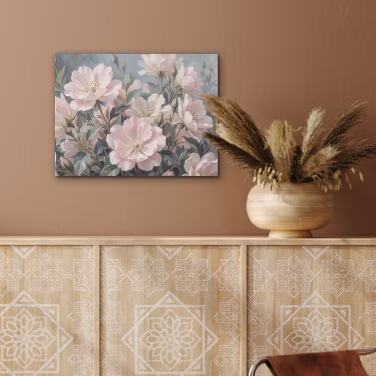 Rozen - Illustratie - Roze PET vilt klein -sfeer4