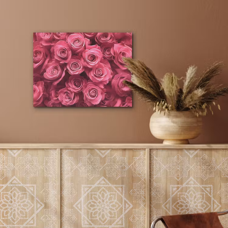Rozen - Pink - Bloem PET vilt klein -sfeer4