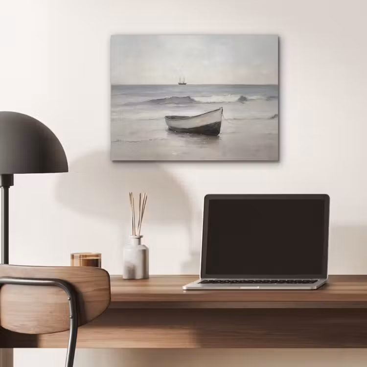 Roeiboot - Zee - Horizon PET vilt klein -sfeer5