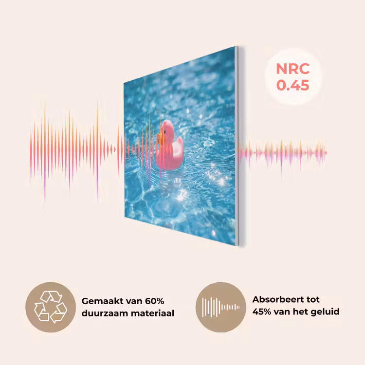 Badeend - Dobberend - Roze PET vilt klein -USP_NL