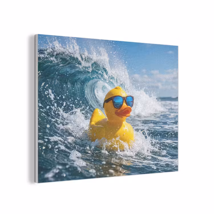 Badeend - Stoer - Golven PET vilt klein -3d