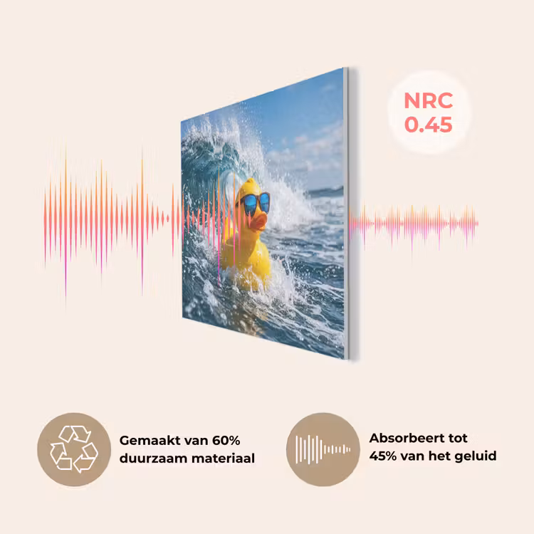 Badeend - Stoer - Golven PET vilt klein -USP_NL