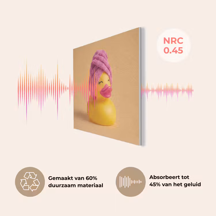 Badeend - Handdoek - Kleurrijk PET vilt klein -USP_NL