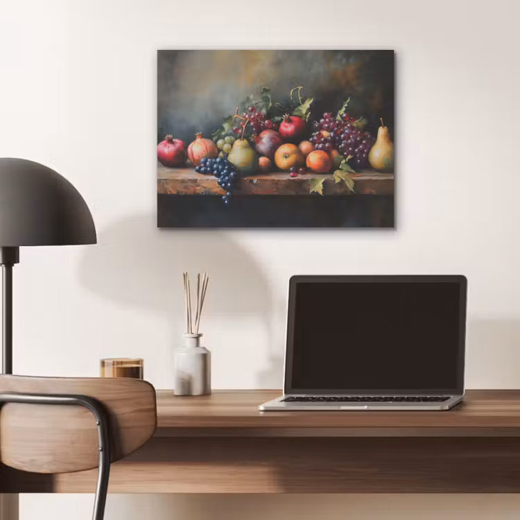 Rustiek - Stilleven - Fruit PET vilt klein -sfeer5