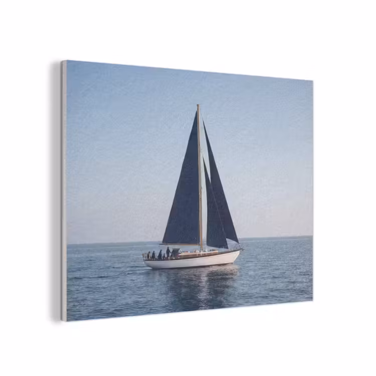 Zeilboot - Zee - Blauw PET vilt klein -3d