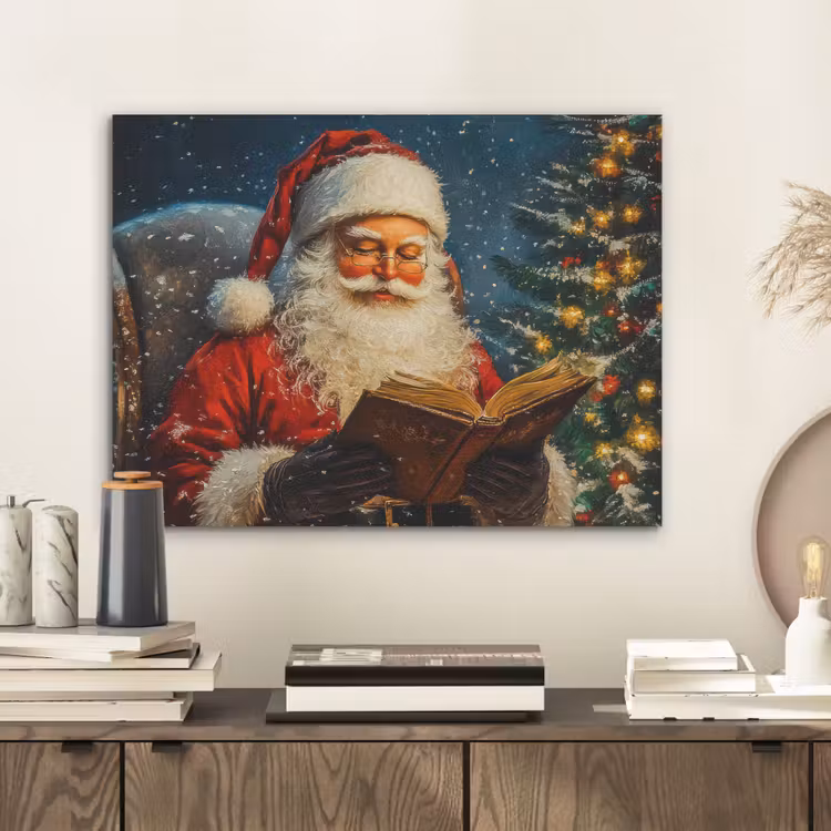 Kerstman - Kerst - Winter - Kerstboom PET vilt klein -sfeer1