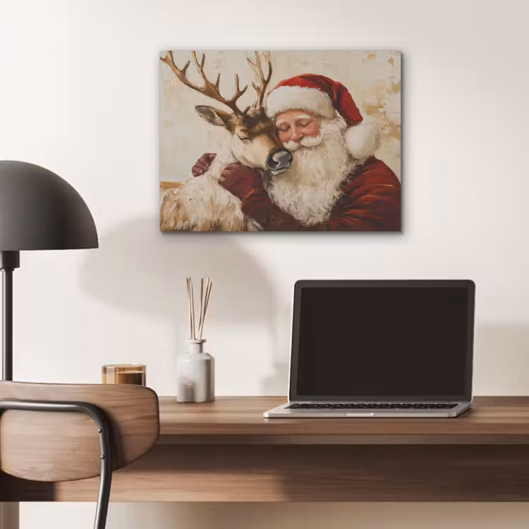 Kerstman - Rendier - Kerst - Christmas PET vilt klein -sfeer5