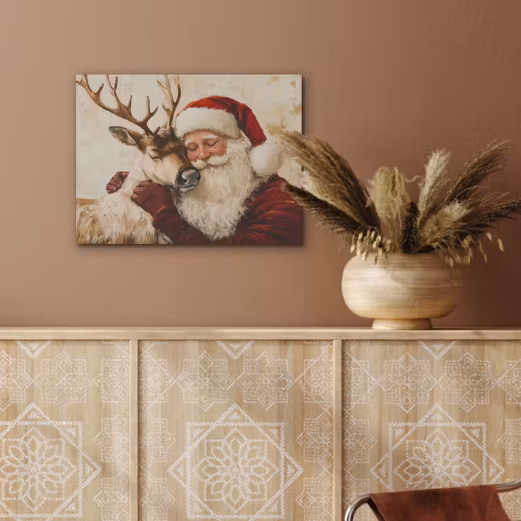 Kerstman - Rendier - Kerst - Christmas PET vilt klein -sfeer4