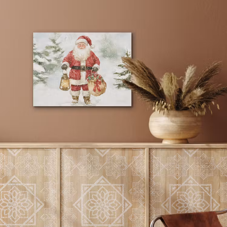 Kerstman- Winter - Sneeuw - Wit - Rood PET vilt klein -sfeer4