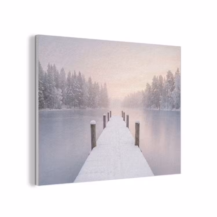 Steiger - Meer - Mist - Winter - Serene PET vilt klein -3d