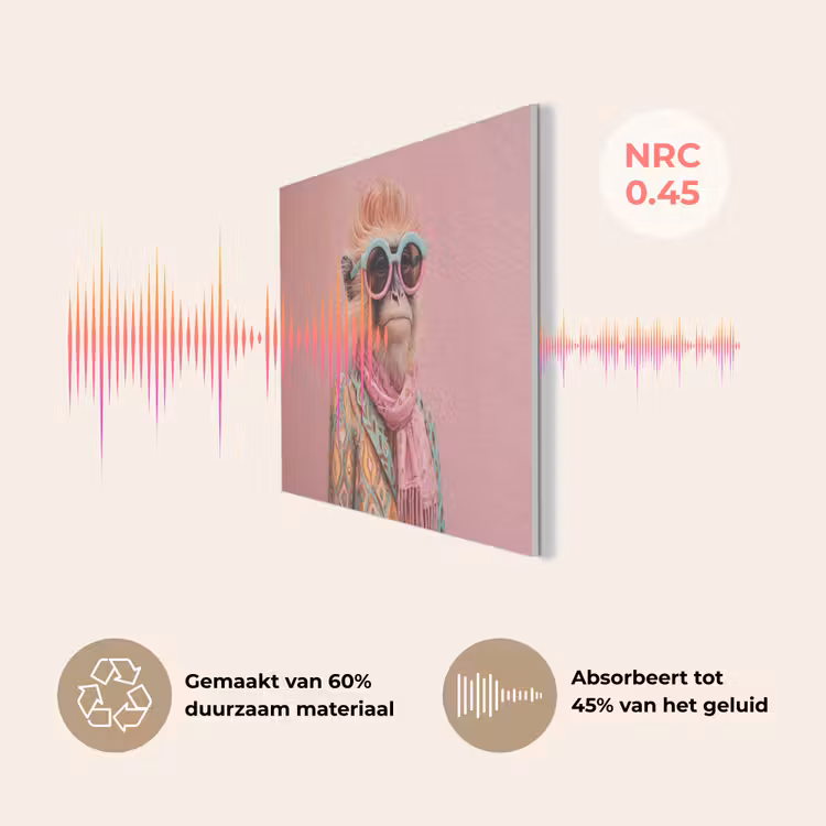 Sjaal - Aap - Zonnebril - Jasje PET vilt klein -USP_NL