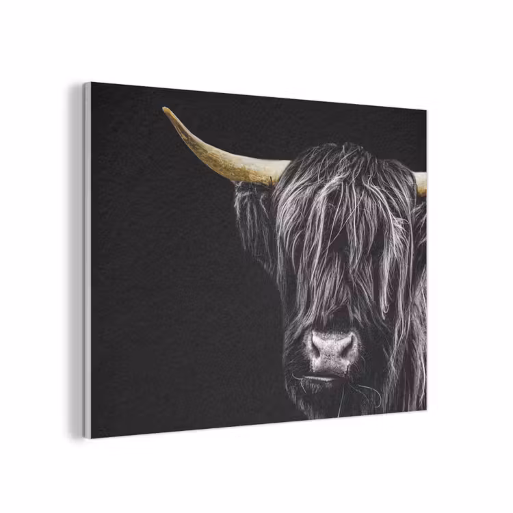 Schotse hooglander - Goud - Vacht - Dieren - Koe PET vilt klein -3d