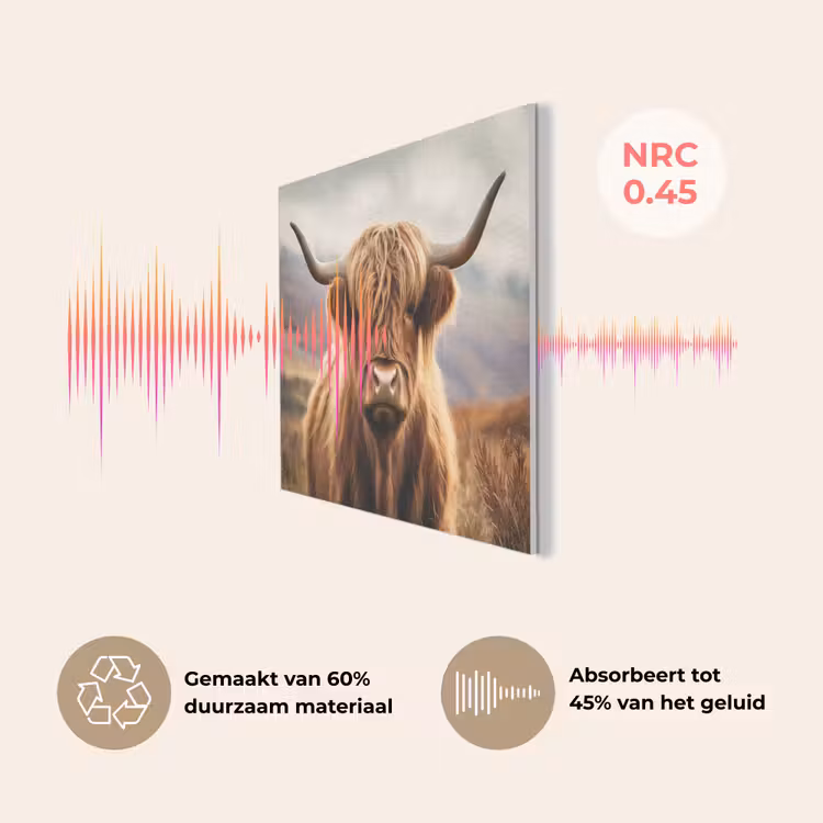 Schotse hooglander - Landschap - Dier PET vilt klein -USP_NL