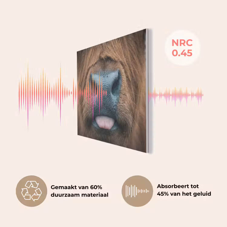 Schotse hooglander - Neus - Bruin PET vilt klein -USP_NL