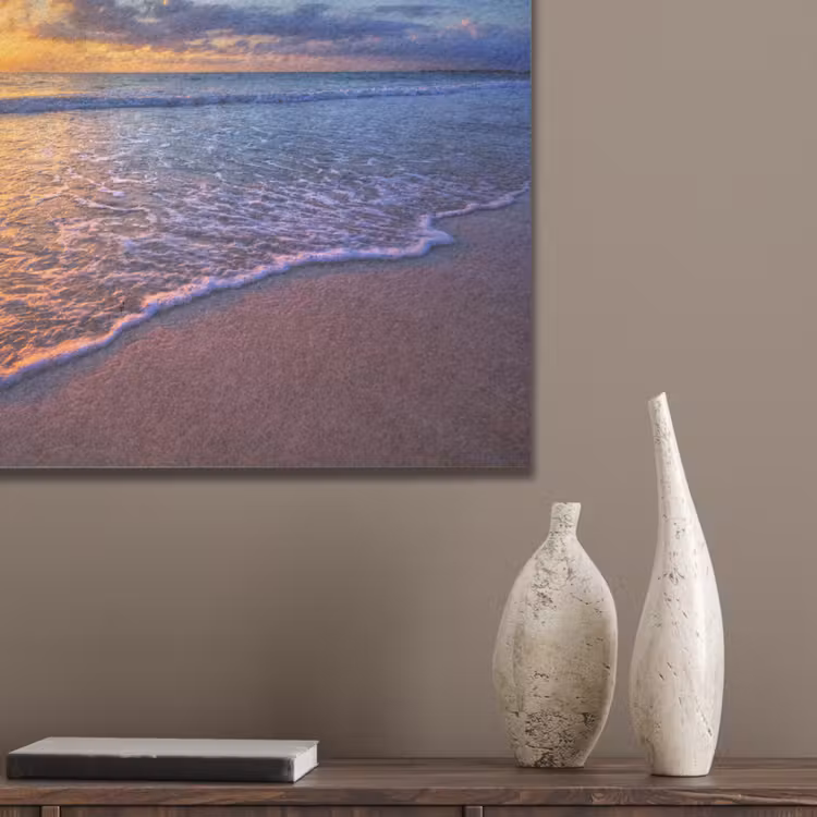 Zee - Strand - Zonsondergang - Wolken - Horizon PET vilt klein -sfeer6_closeup