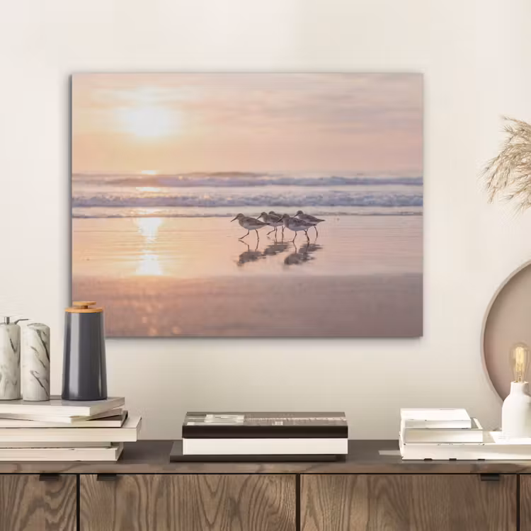 Zee - Vogels - Strand PET vilt klein -sfeer1