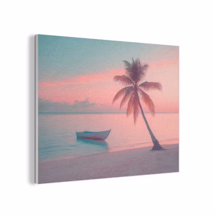 Zee - Boot - Zonsondergang PET vilt klein -3d