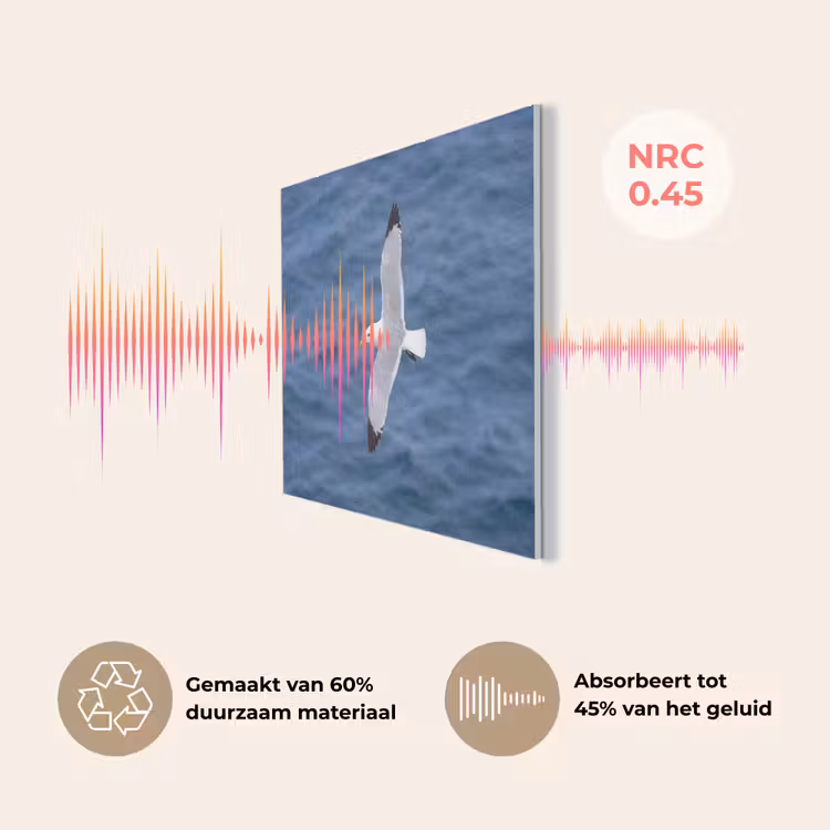 Zeemeeuw - Oceaan - Blauw PET vilt klein -USP_NL