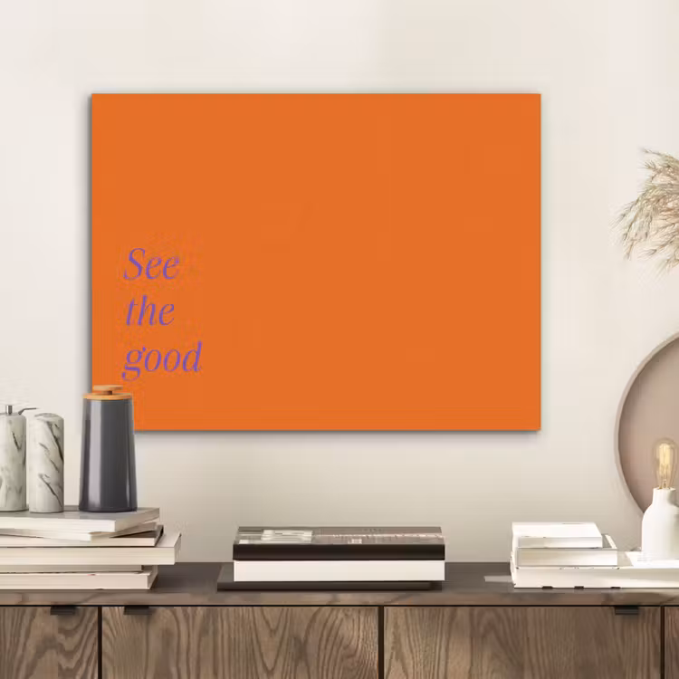 See te good - Paars - Oranje PET vilt klein -sfeer1