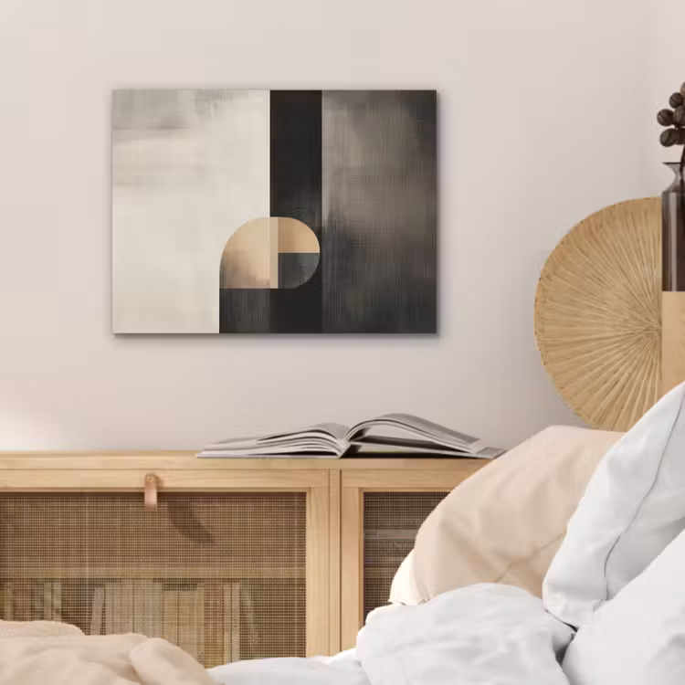 Vormen - Modern - Zwart PET vilt klein -sfeer3