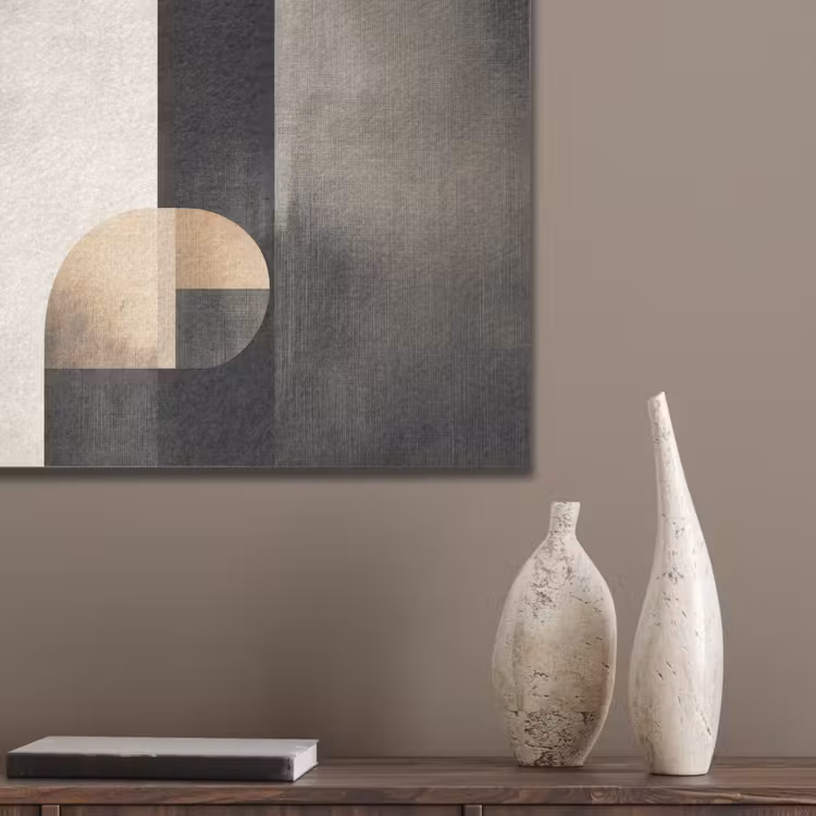 Vormen - Modern - Zwart PET vilt klein -sfeer6_closeup