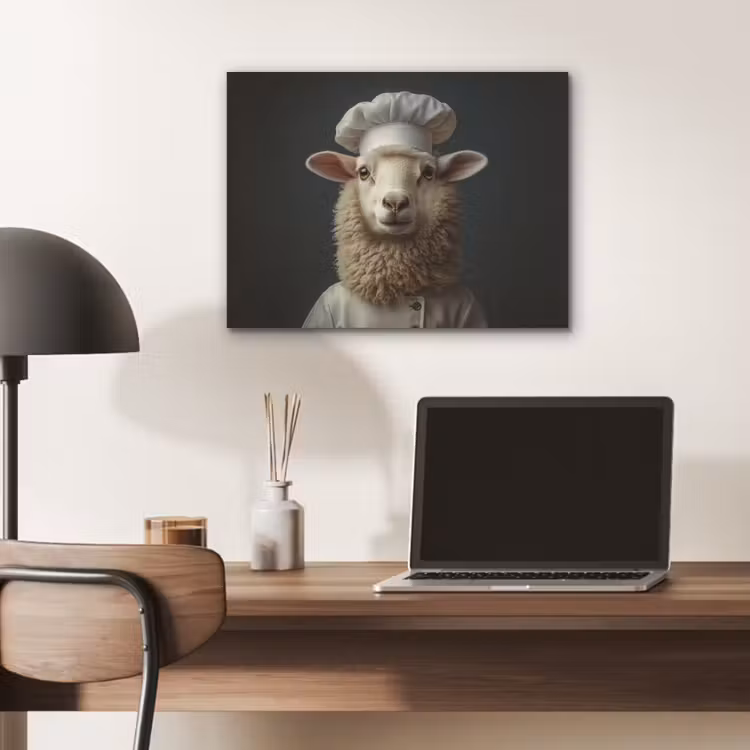 Schaap - Wol - Kok PET vilt klein -sfeer5