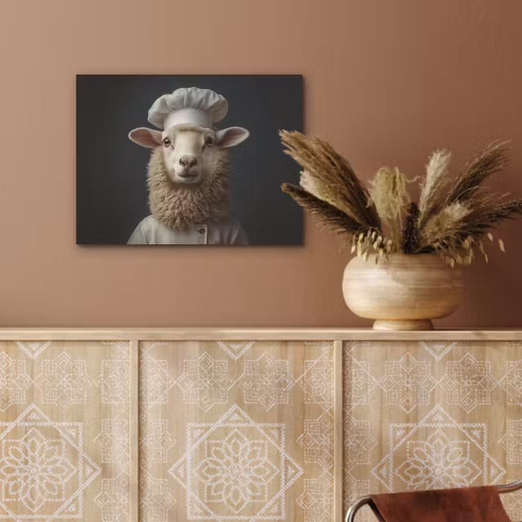 Schaap - Wol - Kok PET vilt klein -sfeer4