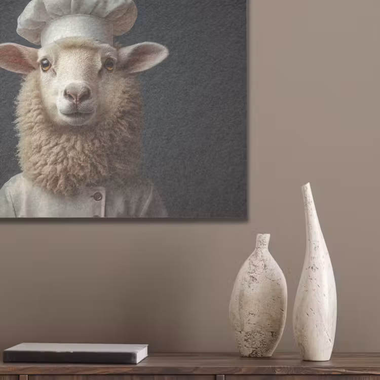 Schaap - Wol - Kok PET vilt klein -sfeer6_closeup