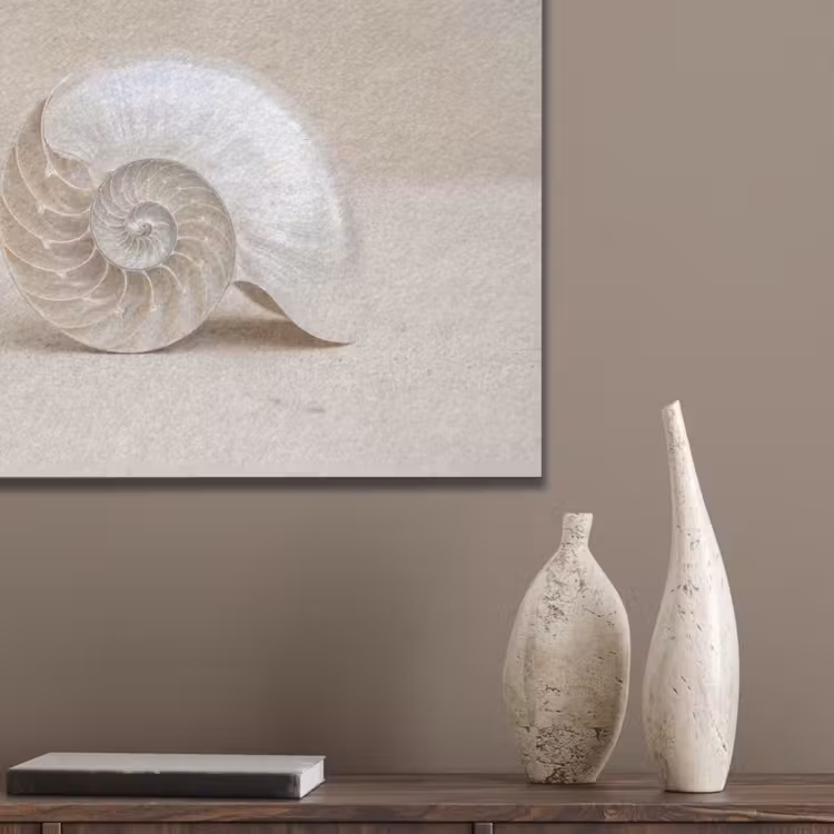 Schelp - Spiraal - Beige PET vilt klein -sfeer6_closeup
