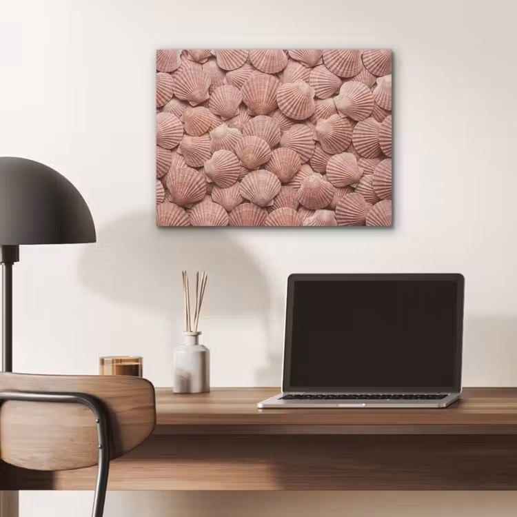 Schelpen - Patroon - Roze PET vilt klein -sfeer5