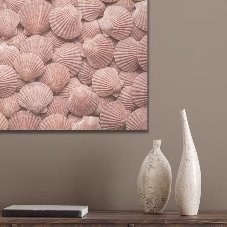 Schelpen - Patroon - Roze PET vilt klein -sfeer6_closeup