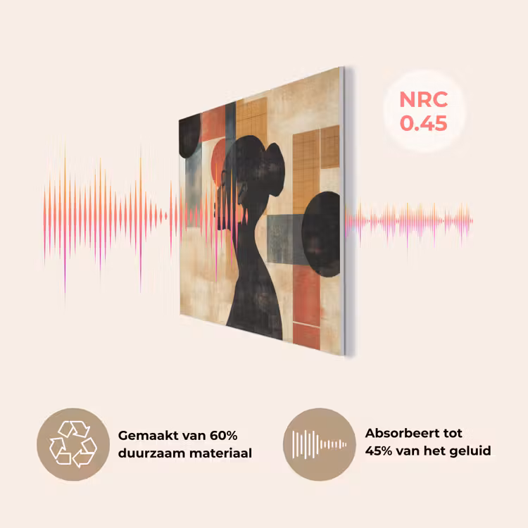 Zijaanzicht - Vrouw - Vormen PET vilt klein -USP_NL