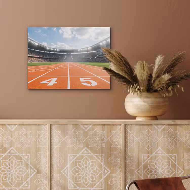 Sintelbaan - Stadion - Sport -Oranje PET vilt klein -sfeer4