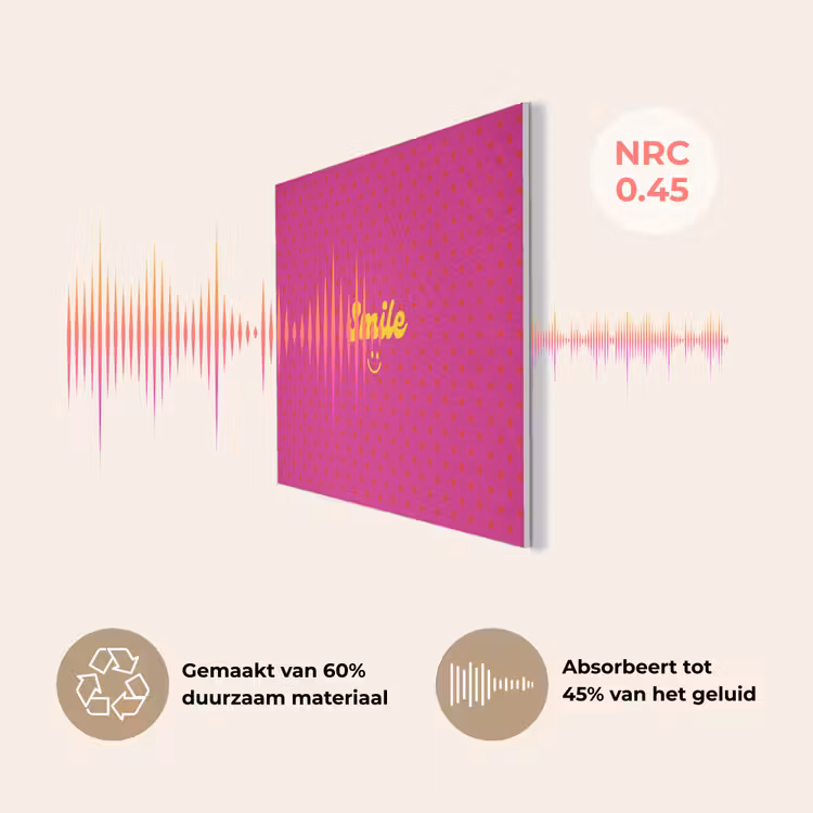 Smile - Stippen - Roze PET vilt klein -USP_NL