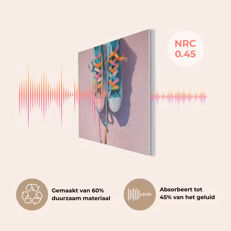 Sneakers - Veters - Kleurrijk - Schaduw PET vilt klein -USP_NL