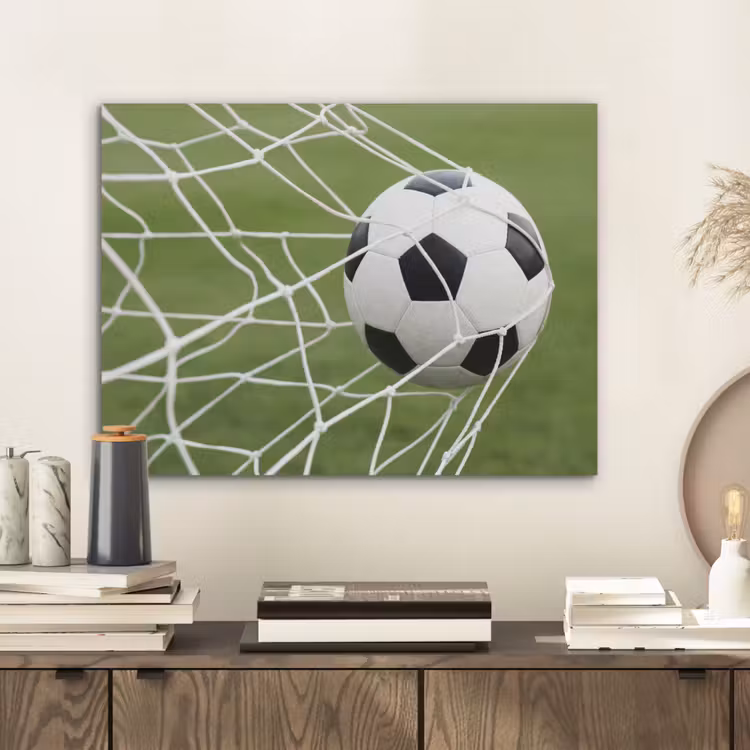 Voetbal - Goal - Net - Sport PET vilt klein -sfeer1