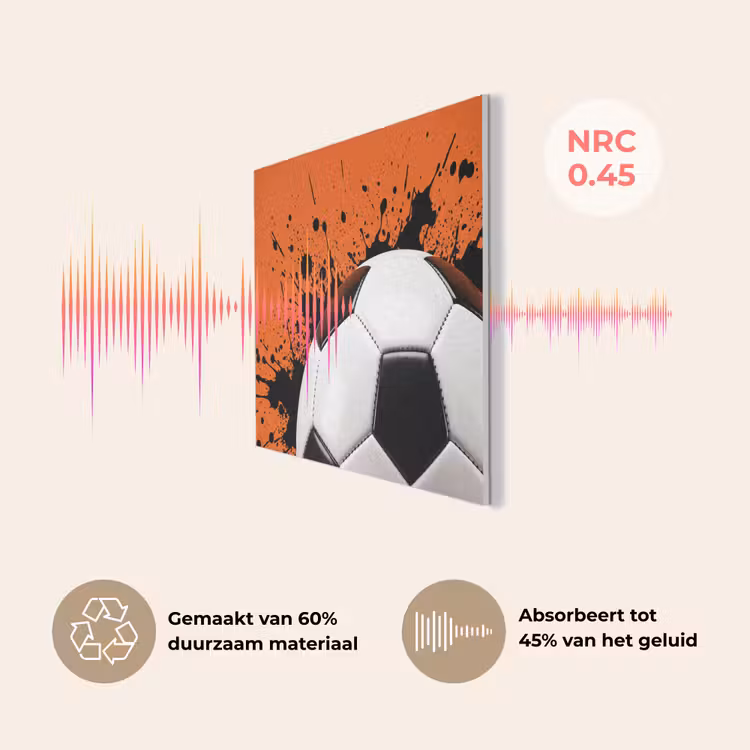 Voetbal - Verf - Sport - Oranje PET vilt klein -USP_NL