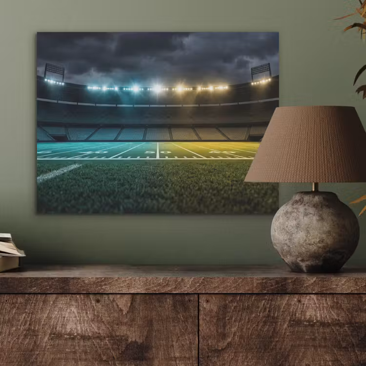 Voetbal - Stadion - Nacht - Modern PET vilt klein -sfeer2