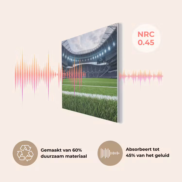 Voetbal - Stadion - Sport - Groen PET vilt klein -USP_NL