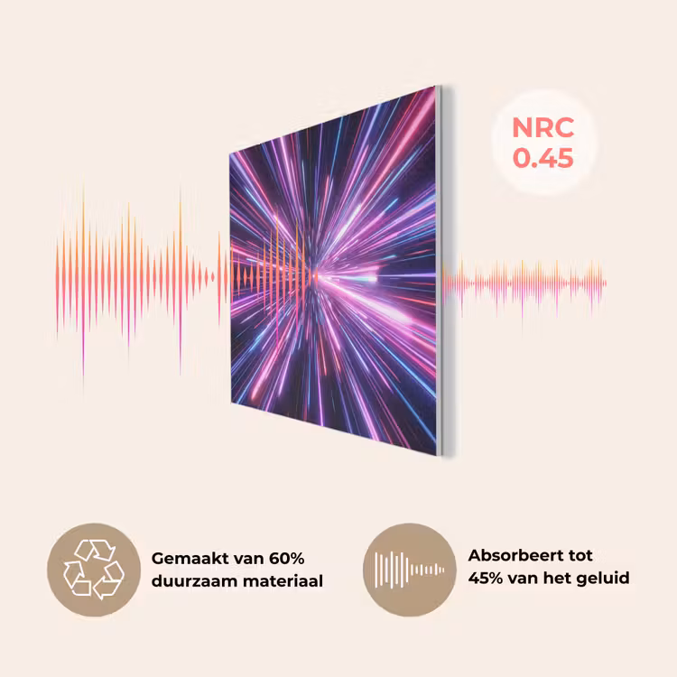 Lichtsnelheid - Ruimte - Roze - Paars PET vilt klein -USP_NL