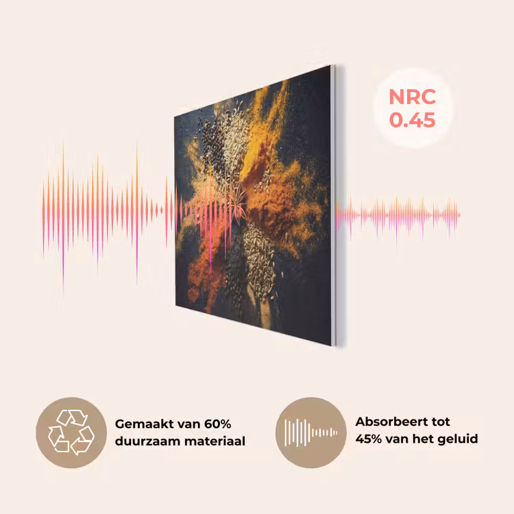Specerijen - Explosie - Oranje PET vilt klein -USP_NL